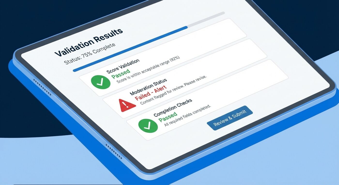 9-point validation checklist