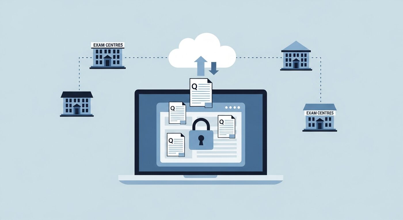 NIOS Digital Paper Delivery: How Last-Mile Security Closes the Exam Leak Window