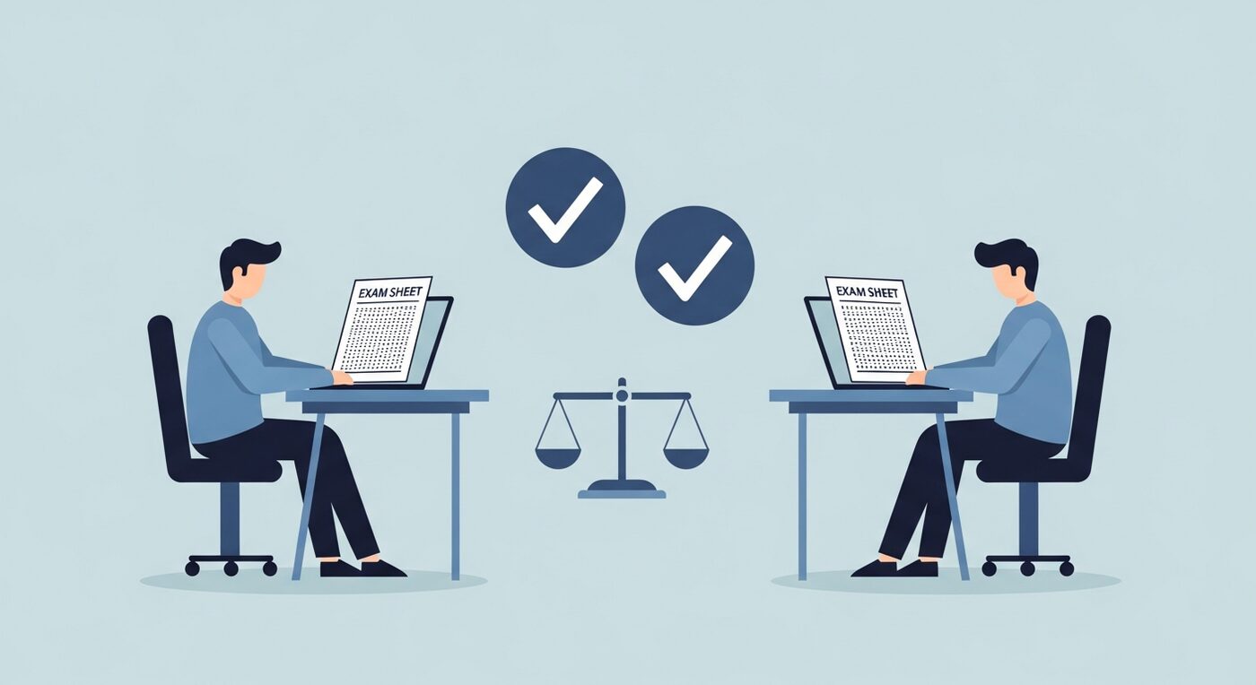 Understanding Double Valuation: How Two-Evaluator Systems Prevent Marking Errors