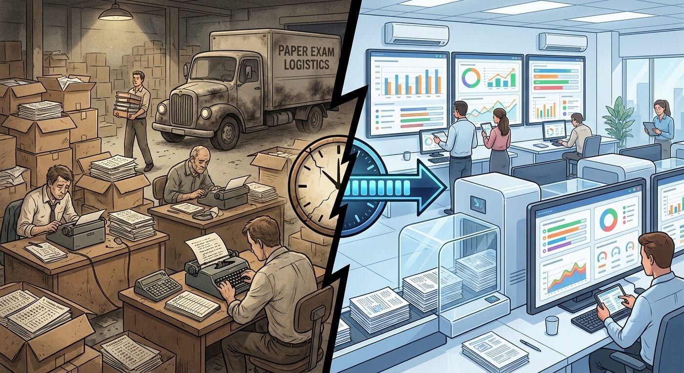 Paper-based evaluation vs digital evaluation comparison